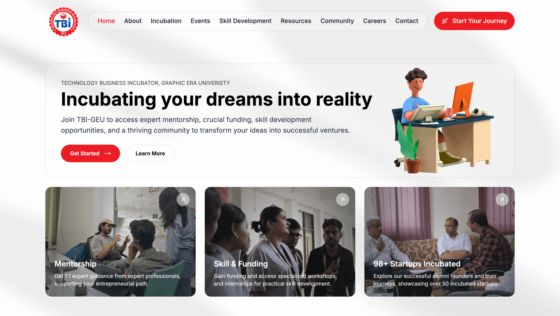 TBI GEU Website